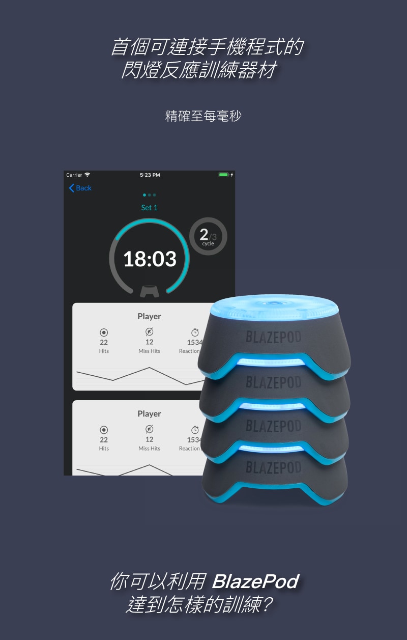 blazepod 手機應用程式